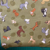 Dog fabric design, Lewis and Irene fabric, fabric for sale by the meter, dog fabric,