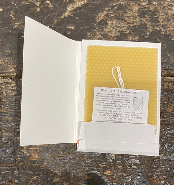 Candle Rolling Kit in a card