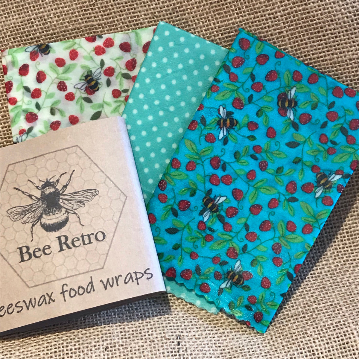Beeswax Wrap, DIY Medium Kit, HoneyBee Wrap, Great Gift
