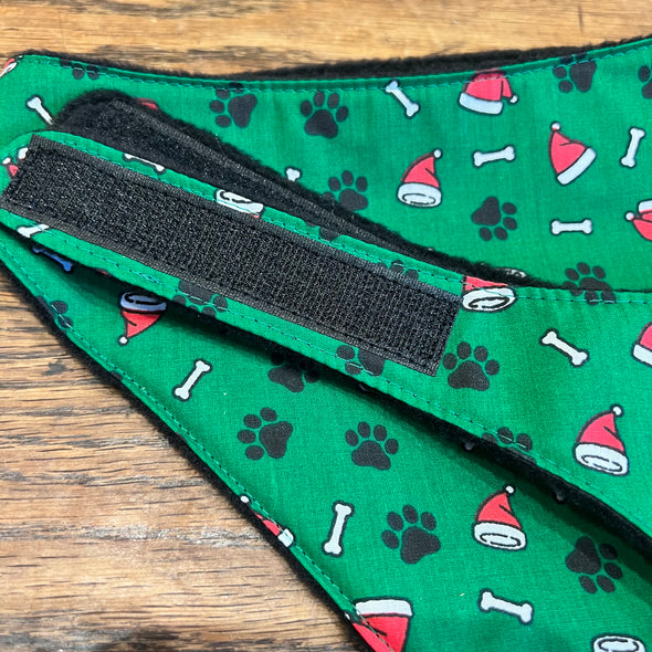 Christmas gnomes or Santa paws dog bandanna