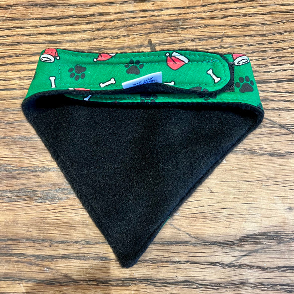 Christmas gnomes or Santa paws dog bandanna
