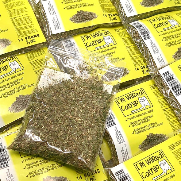 I'm Wired Catnip Dried Leaves & Buds Mixture 14g / ½oz