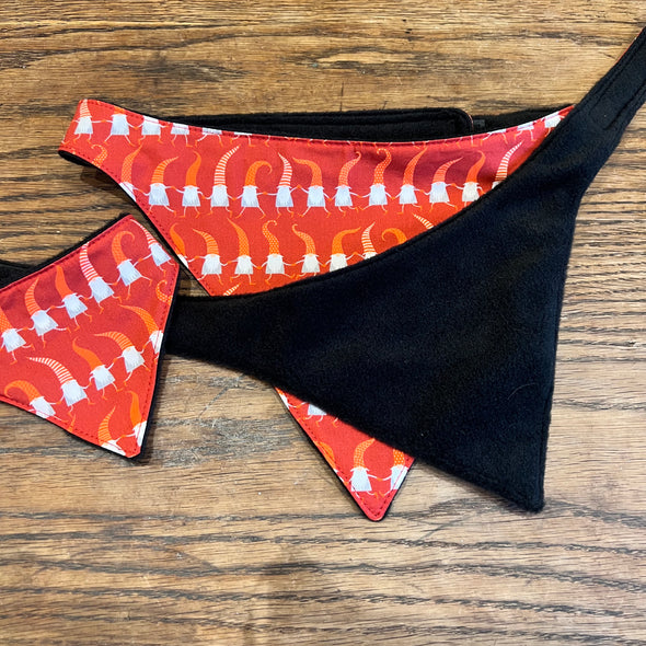 Christmas gnomes or Santa paws dog bandanna