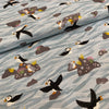 quilters cotton, 100%cotton, puffins, puffin, puffin fabric, puffin design fabric, lewis and Irene, lewis and Irene fabric, fabric for sale