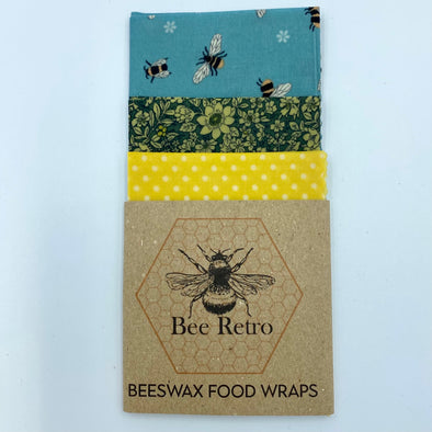 Beeswax wrap, beeswax food wrap, food wrap, plastic free wrap, Cornish produce, made in Cornwall, beeswax, bees, buy Cornish, made in Cornwall,natural food wrap, biodegradable, race to zero, sustainable, bee wrap, beeswax bag, bee retro, beeretro.co.uk, bee retro beeswax food wraps, bees and flowers