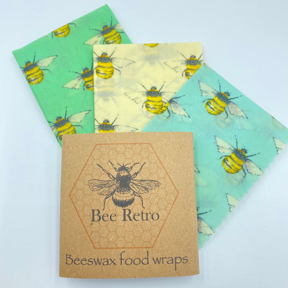 Blue Bee Eco Friendly Beeswax Food Wraps