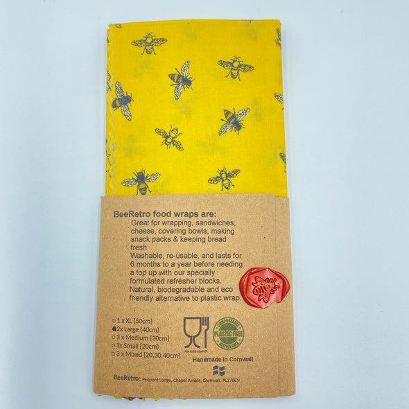Yellow Bee Eco Friendly Beeswax Food Wraps